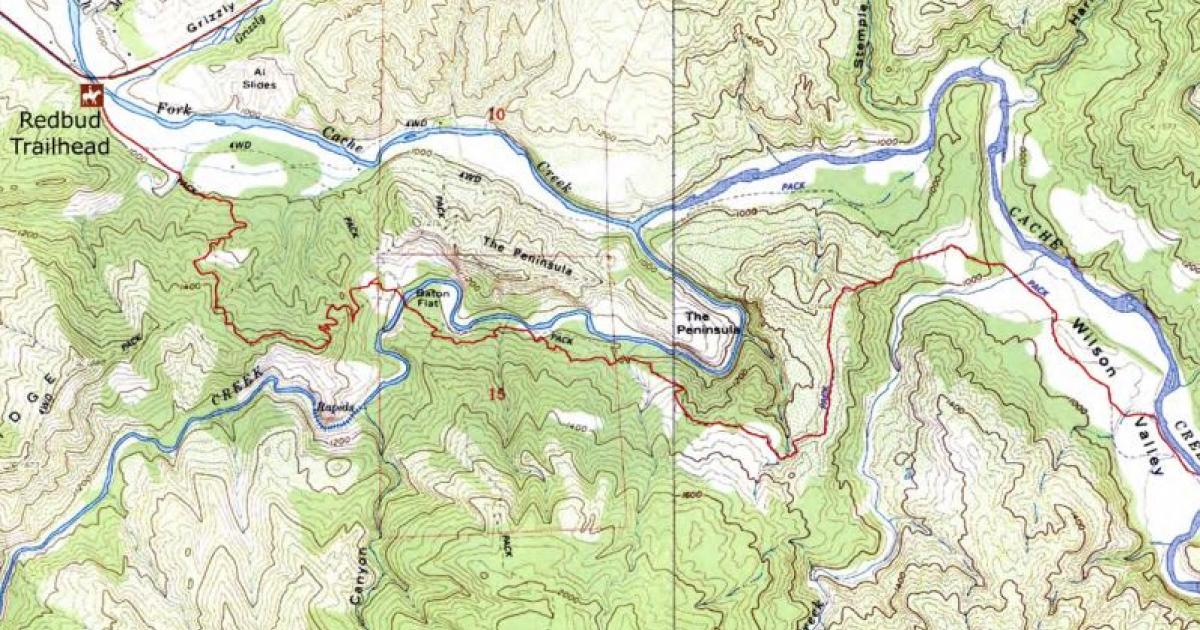 Cache Creek Redbud Trail Map Bureau Of Land Management   Media Center Public Room Cache Creek Redbud Trail Map Thumbnail 