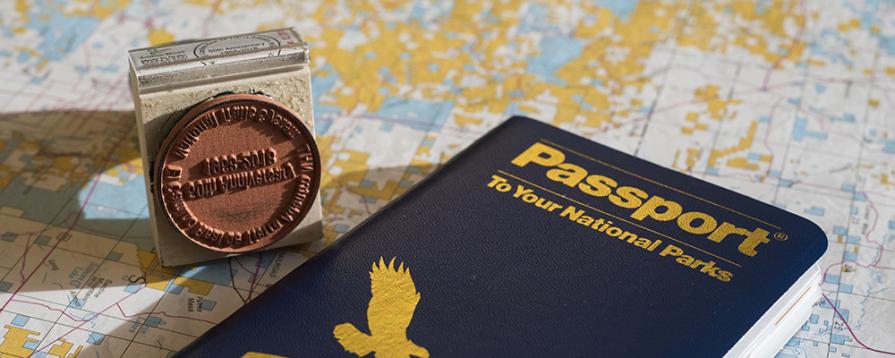 National Parks Passport and a Commemorative Anniversary Stamp