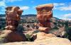 Cover photo. Image of two hoodoo sandstone formations in an area known as Devil's Garden in Utah's Grand Staircase-Escalante National Monument. Credit BLM Utah