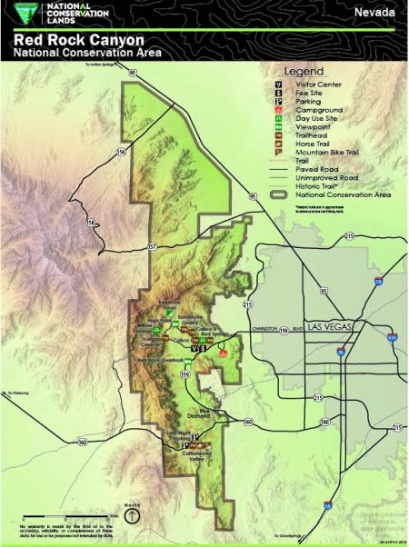Thumbnail image of Red Rock Canyon Map