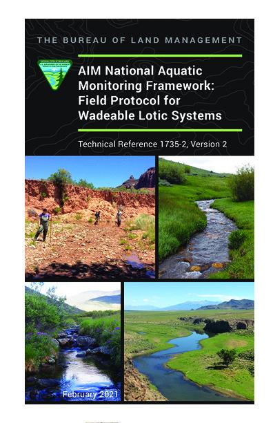 AIM National Aquatic Monitoring Framework, Field Protocol for Wadeable Lotic Systems, TR1735-2