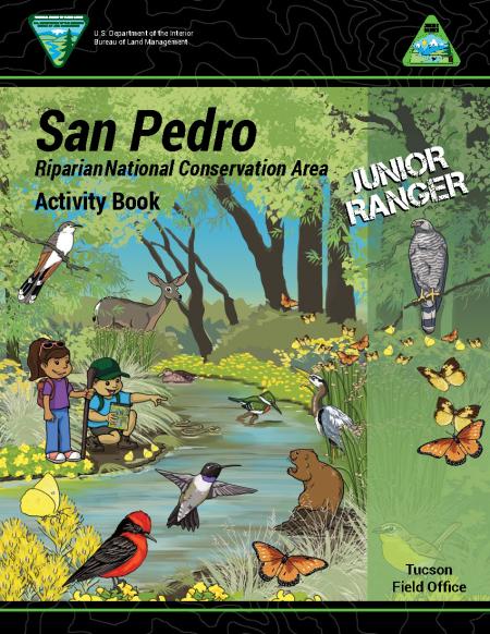 San Pedro RNCA Junior Ranger activity book cover